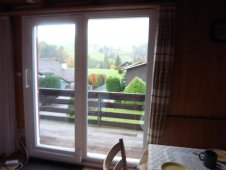 Blick aus dem Wohnzimmerfenster